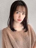 キリ 表参道(kyli)&nbsp;結べるボブ艶感愛されグランマッシュ暗めカラー#518f0924