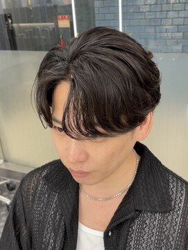 アーバンスタジオトウキョウ 下北沢店(URBAN STUDIO TOKYO) こぼし前髪シースルー毛流れニュアンスパーマ 【下北沢/men's】