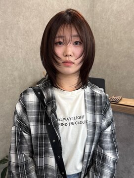 コク 千葉駅西口(COQU) ハッシュカット/ミディアムレイヤー/千葉【積田佳奈】