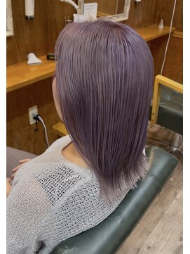 ヘアーサロン アトリエ(Hair salon ATORIE) ブリーチカラーシルバーパープル