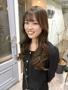 ホヌア(hoNua.) ブリーチなしで叶う、透明感マロングレージュ♪