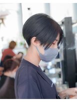シャロン(SHARON) 【SHARON】ナチュラルブラック×ハンサムショート