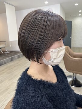 リープ(leap hair) 丸みショートボブ