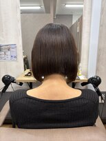 テーラヘアー 幕張本郷店(TELA HAIR)&nbsp;朝の準備が5分短縮！縮毛矯正×収まり重視の大人前下がりボブ
