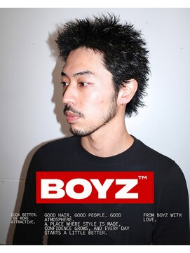 ゾーイボーイズ(ZOEY BOYZ) ルーズショートニュアンスツイストパーマ