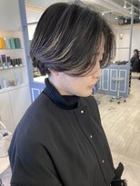 シェノン 赤羽店(CHAINON)&nbsp;センターパート黒髪ショートプレイングカラー