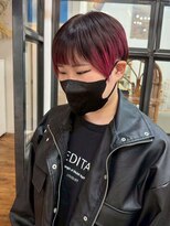 ユイマァル 倉敷店(YUIMARL)&nbsp;レイヤーショート/デザインカラー/ベリーショート/ブリーチ