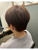ロッカヘアエジェ(ROCCA hair eje.)&nbsp;アンブレラカラー【小顔見え】丸みショートスタイル