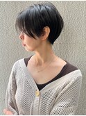 【morio】刈り上げない綺麗でかっこいい黒髪ショート♪