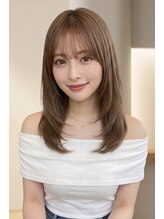 ナンバー ノード 渋谷(N° node)&nbsp;【美肌効果】明るく見せるハイトーンカラー×美シルエットミディ