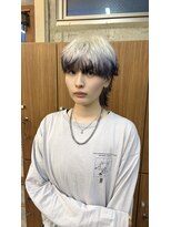 ノイ(noii)&nbsp;ウルフカット/ハイトーンデザイン/エンドカラー