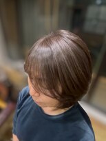 ムニ ミズホ ヘアー(muni Mizuho)&nbsp;大人ボブ×白髪ぼかしグレージュ