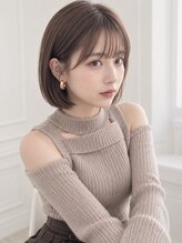ユーフォリア エヌ 池袋サンシャイン通り店(Euphoria +n)&nbsp;小顔ボブまとまるボブショコラグレージュ
