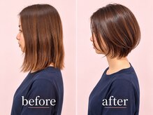 クセも広がりも一撃！魔法のような髪質改善カット【ヘアリセッター】ショートヘア/ボブ/ミディアム/ロング