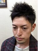 定番ツーブロック