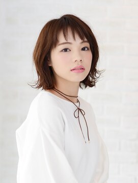 アース 青葉台店(HAIR&MAKE EARTH) 外ハネ無造作ボブ【EARTH青葉台店】