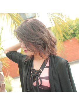 オレンジ カウンティ(ORANGE COUNTY) インナーカラーゆるふわロブ