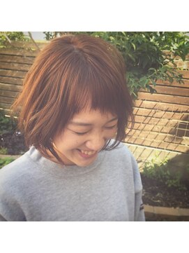 アッドランプ ヘアー 則武店(add Lamp hair) 早く春にならないかな－ボブ