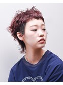 【ROPE.】美骨ウルフスパイキーショート＋ツヤピンクグレイジュ