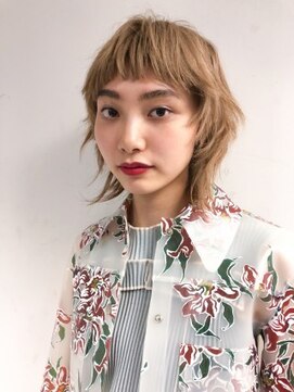 ダブ アオヤマ(DaB AOYAMA) 人気のショートウルフ☆眉上バングがポイント/デザインカラー