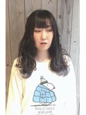 インナーカラーラベンダーモーブアッシュ大人可愛い