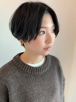 【西条☆】ショートにするのが初めてという方にオススメ★シルエットにこだわったスタイルで理想のヘアに♪