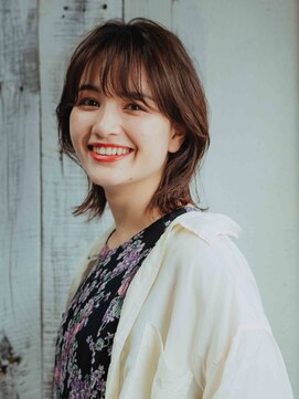 ヘアーメイク ボノ 調布(HAIR MAKE BONO) 愛されミディアムウルフスタイル