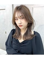 ヴェイン 渋谷(vain)&nbsp;ミディアムレイヤーカット/くびれヘア/20代30代/インナーカラー