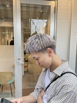 コレット 宇都宮(collet Gigi) メンズショート/ホワイトシルバー