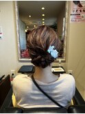 【ヘアアレンジ】【まとめ髪】