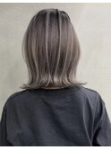 グレージュハイライト