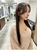 20代30代40代髪質改善ナチュラル艶感ピンクアッシュ艶ロング