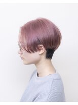 ルプラ ブリリアント(le-pla brilliant)&nbsp;ハンサムショート/センターパート/ダブルカラー/ピンク/豊橋田原