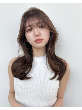 ロンドアンメゾン 原宿(Lond un Maison.) △韓国似合わせカットレイヤーウェーブミディアムメルティカラー