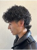 メンズデザイン 波巻きパーマ ツイストスパイラル
