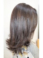 松本平太郎美容室 吉祥寺パートファイブ(PART5) 外ハネセミロングローレイヤー×イノアカラー