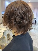 ショートミックスパーマ