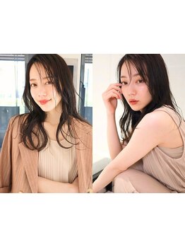 顔周りのデザインで創る、褒められ小顔見せヘア♪1mmにこだわるカット技術で一人一人に似合わせます☆