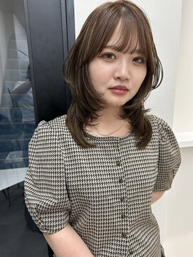 エトワール(ETOILE) ミディアムレイヤー/くびれヘア/韓国風