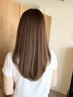 【柔らかな仕上がり♪】コスメストレート+カット￥15500