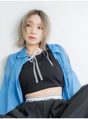 艶髪♪外ハネ似合わせハイトーンボブ
