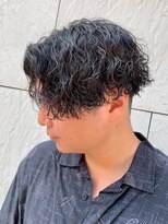 ジーニー 新百合ヶ丘(Genie)&nbsp;フェザーパーマサーフカール刈り上げセンターパート