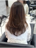 ロング/レイヤー/似合わせ/ブラウン/【lana hair新宿】