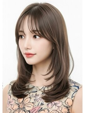 ユーフォリア 銀座本店(Euphoria) 山村/縮毛矯正ハッシュカットレイヤー/韓国風ヘア/髪質改善銀座