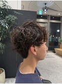 メンズパーマ　ショート