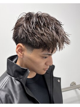 広島メンズ/海外風/フリンジカット/テーパーフェード