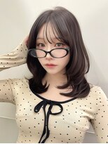 パルス ヨコハマ(PULSE yokohama)&nbsp;大人ガーリーダークアッシュ/ミディアムレイヤー