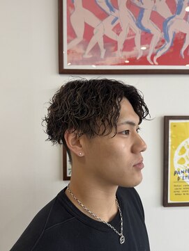 ライフイズ プレジャー 磐田中泉店(Life is… PLEASURE) センターパート+波巻きスパイラルパーマ