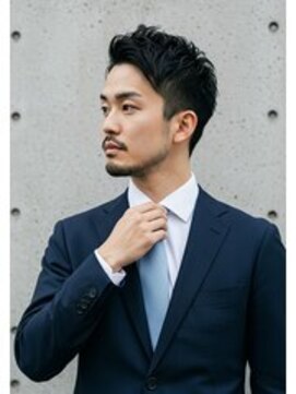 メル バイ ヘアサロン ニド(mer..by hair salon Nido) 爽やかアップバング☆ビジネスメンズショート