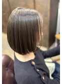 フェイスフレーミング×艶感ストレートボブ【和泉】